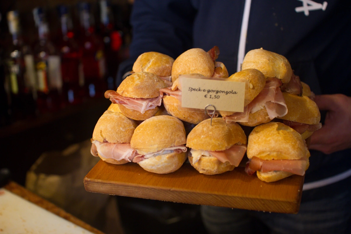 Panini are the perfect accompaniment to a glass of prosecco